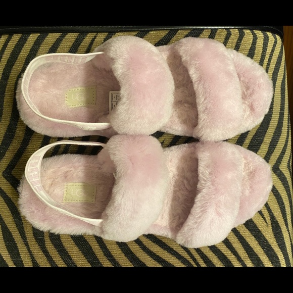 ugg oh yeah slide pink cloud